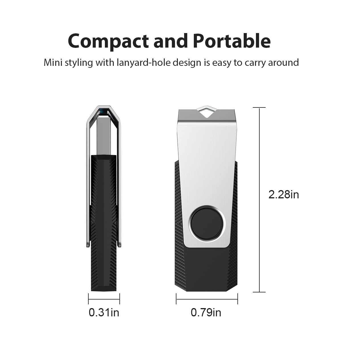 Aiibe 128Gb Usb Flash Drive 5 Pack Flash Drive 128Gb Thumb Drive Usb Drive 128Gb Usb 2.0 Memory Stick Jump Drives With Keychain (128G, 5 Colors: Black Red Cyan Green Purple)