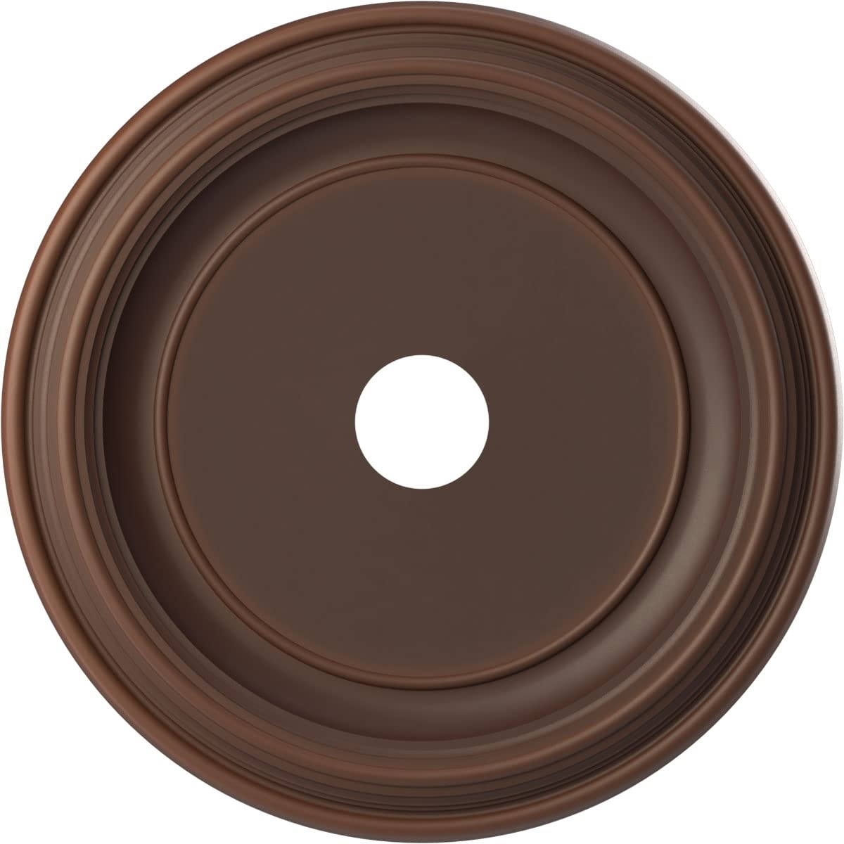 Ekena Millwork 22OD x 3 1/2ID x 1 1/2P Traditional Thermoformed PVC Ceiling Medallion (Fits Canopies up to 13 1/2), Universal Ag
