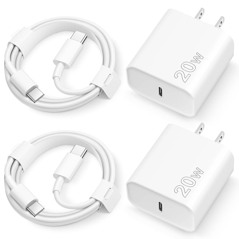 Iphone 16 Charger Fast Charging 20W Pd Usb C Wall Charger With 6Ft Usb C To C Charging Cable Compatible Iphone 16/16 Pro/16 Pro