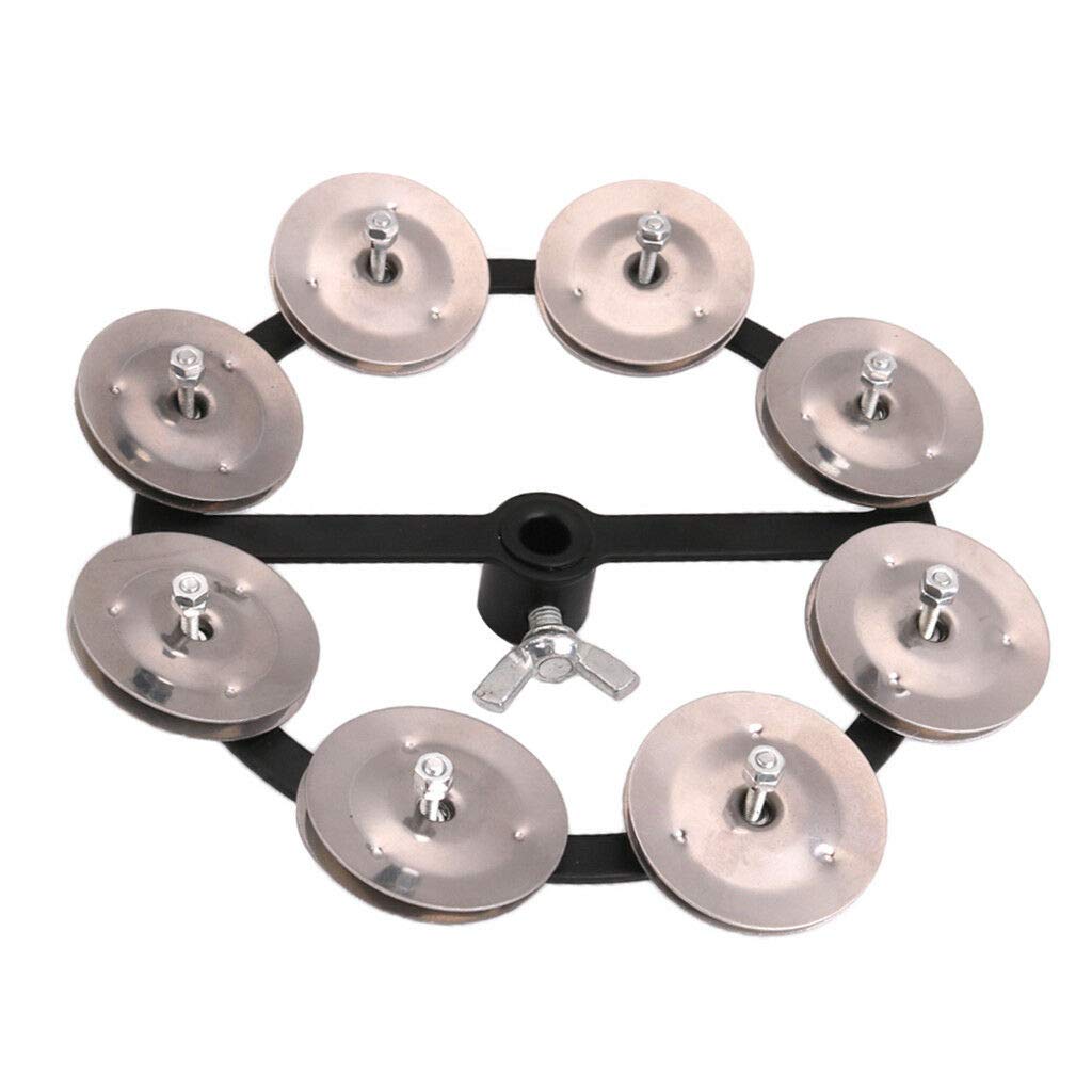 Professional Hi Hat Tambourine with Single Row Percussion Instrument