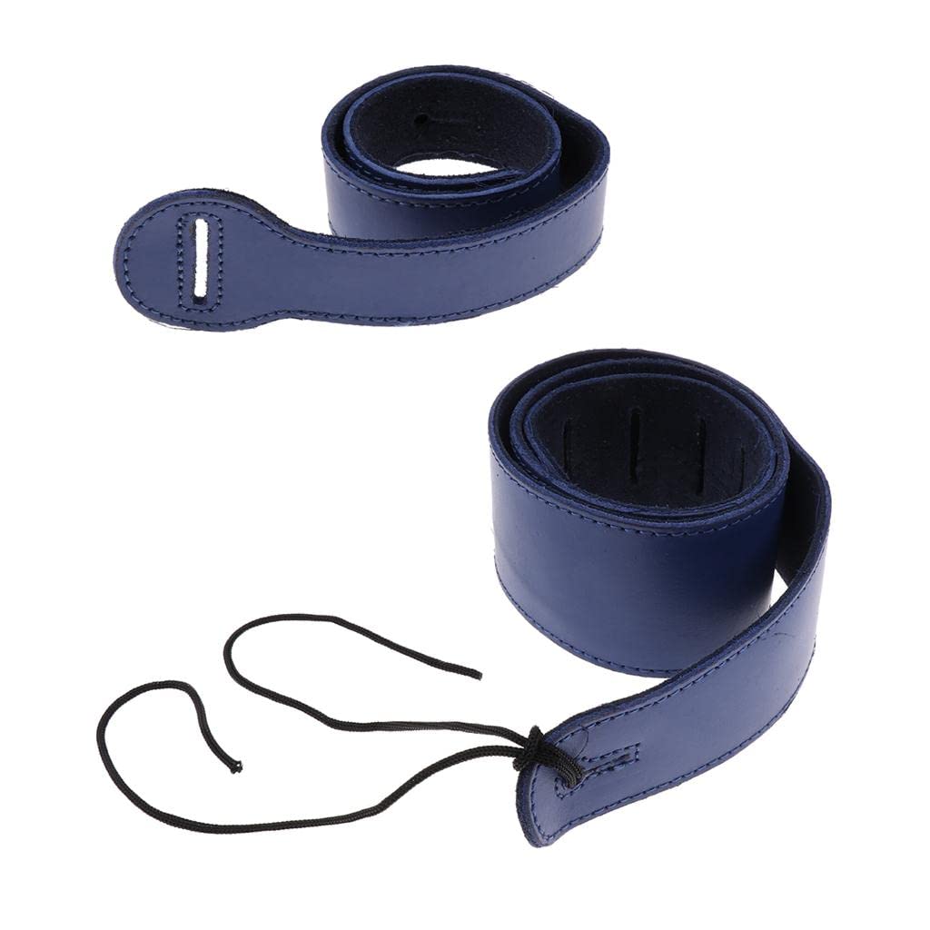 SECRET DESIRE Adjustable Sponge Strap for Acoustic/Electric Guitar/Bass Accessory Blue|AcousticElectric Guitar|Electric Guitar|