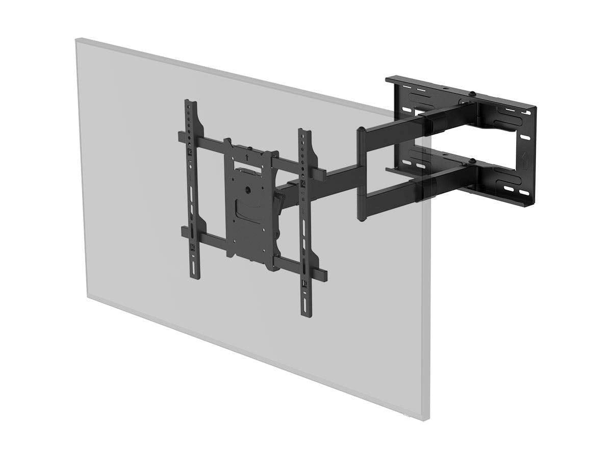 Monoprice 360 Full-Motion Articulating TV Wall Mount - Portrait and Landscape, for TVs 40in to 75in, Weight Capacity 110 Lbs, Ex