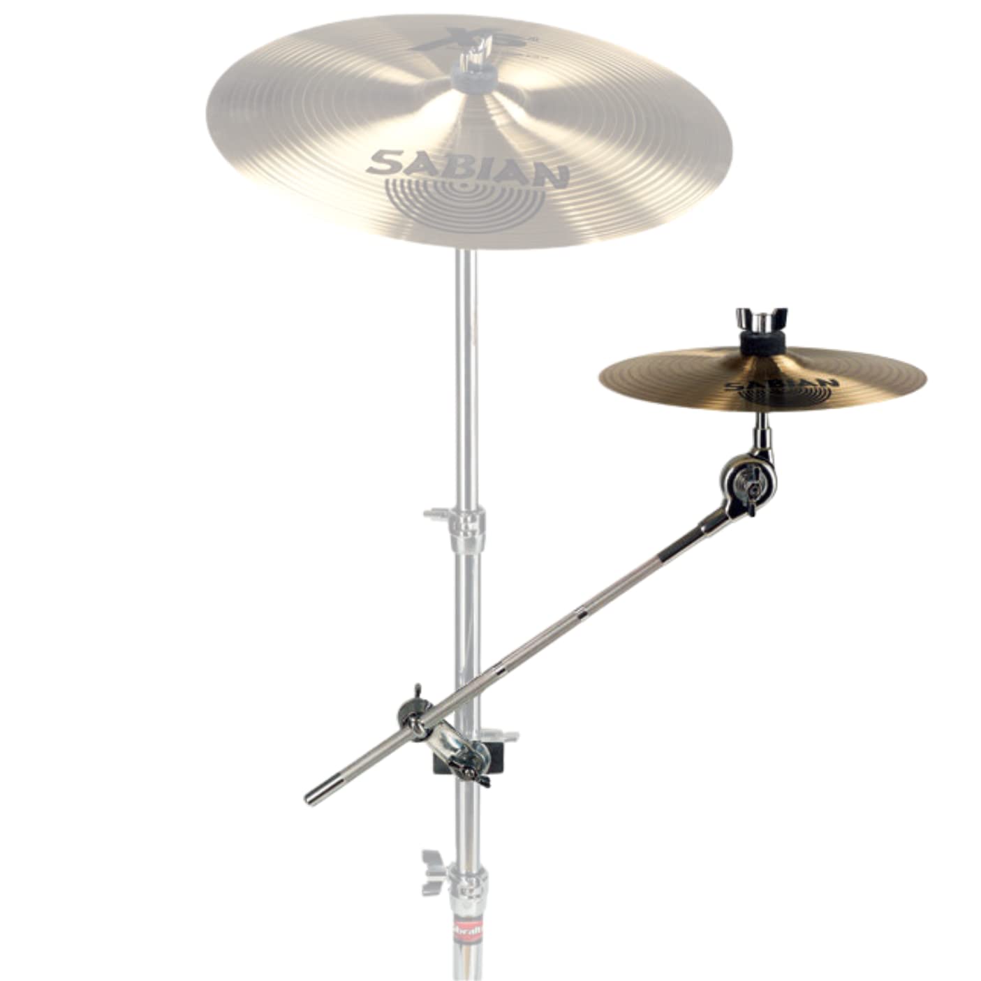 Gibraltar Long Boom Attachment Cymbal Arm With Rotating Grabber Clamp Holder (Sc Clbac, 18'')