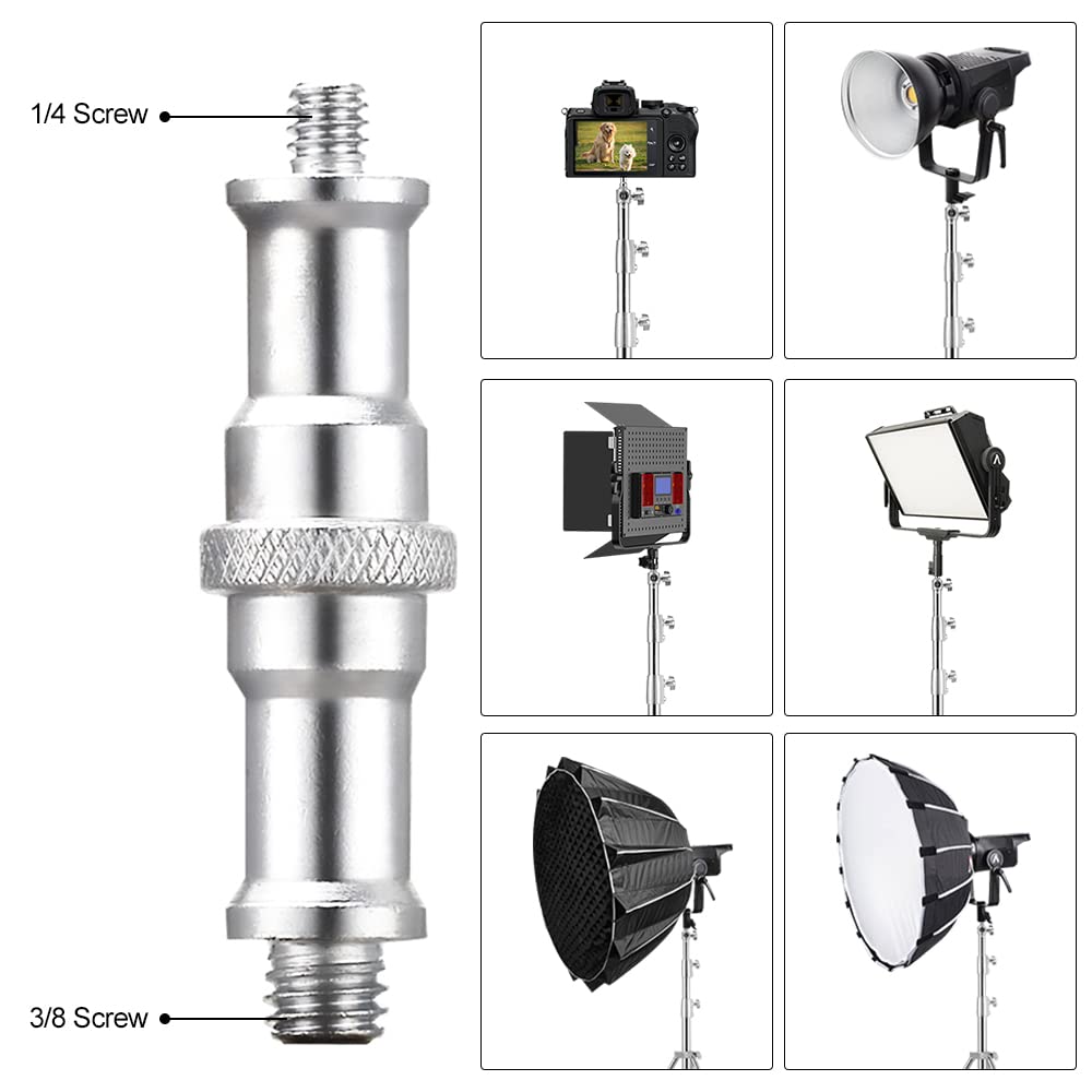 Heavy Duty Light Stand Tripod Stand For Photography, 9.19 Feet/2.8M Stainless Steel Light Tripods For Softbox, Speedlight, Strob