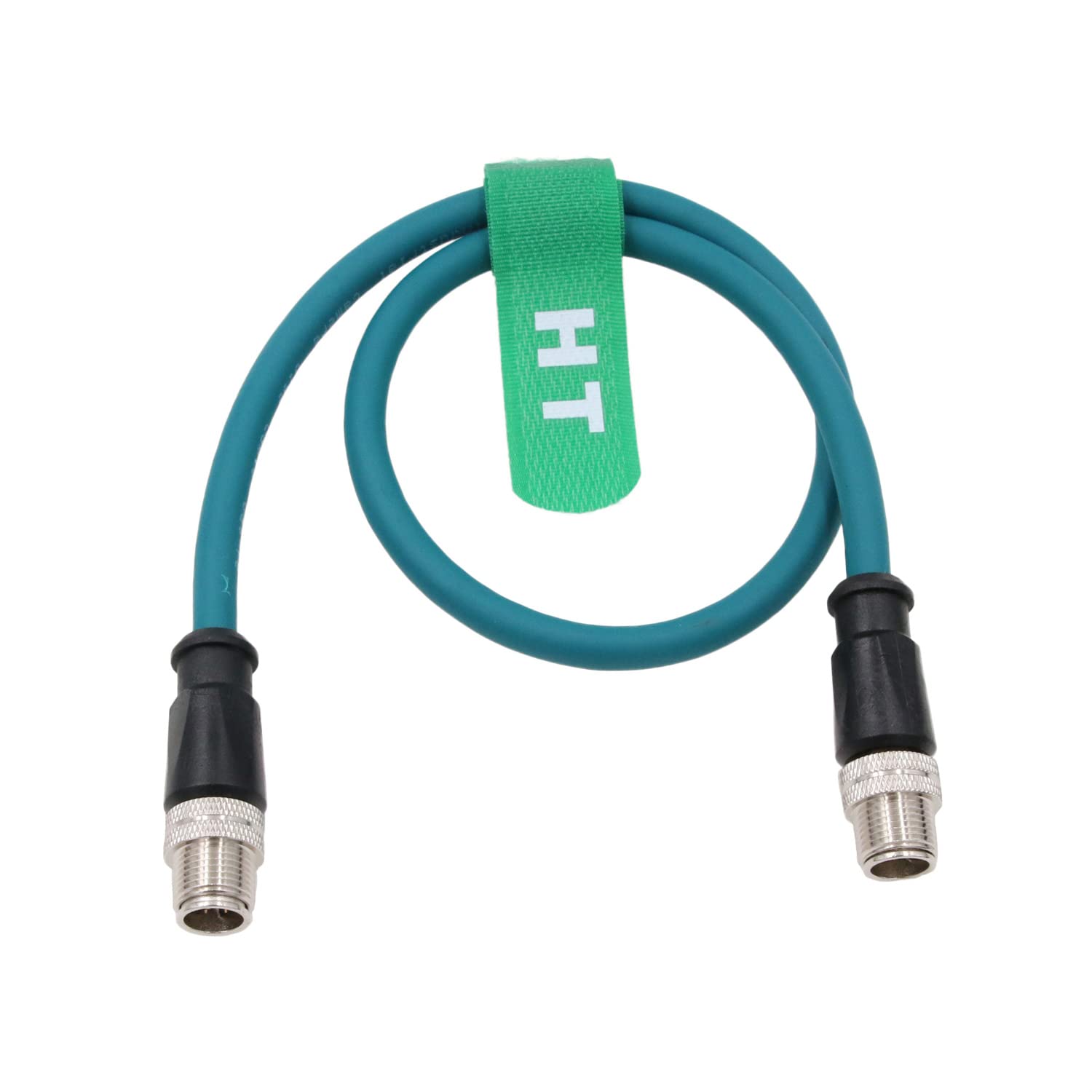Hangton Ethernet Cat7E Cable For Cognex Industrial Sensor Camera M12 8 Pin X Coded To 8 Position X Coding 1M