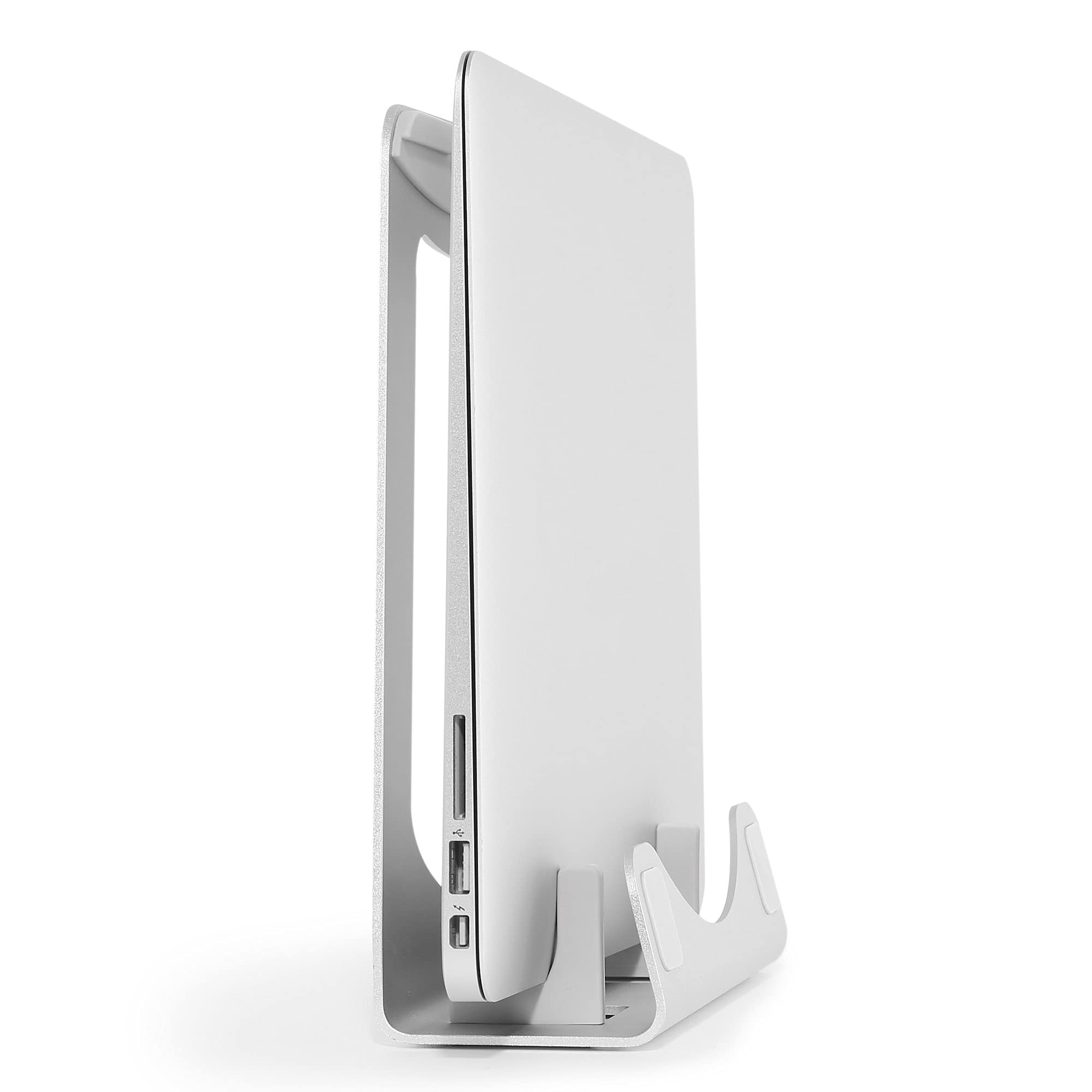 Laptop Stand   2 In 1 Laptop Riser Stand Or Vertical Stand   Ideal For Ultrabooks & Macbook Pro/Air   Ergonomic Angled Notebook