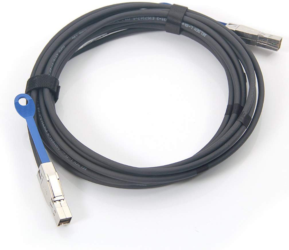 Ipolex 12G External Mini Sas Hd Cable   Sff 8644 To Sff 8644 For Server, Raid Card & Pci Express Controller, 3 Meter(10Ft)