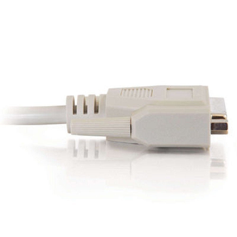C2G 02643 Db25 F/F Serial Rs232 Extension Cable, Beige (3 Feet, 0.91 Meters)