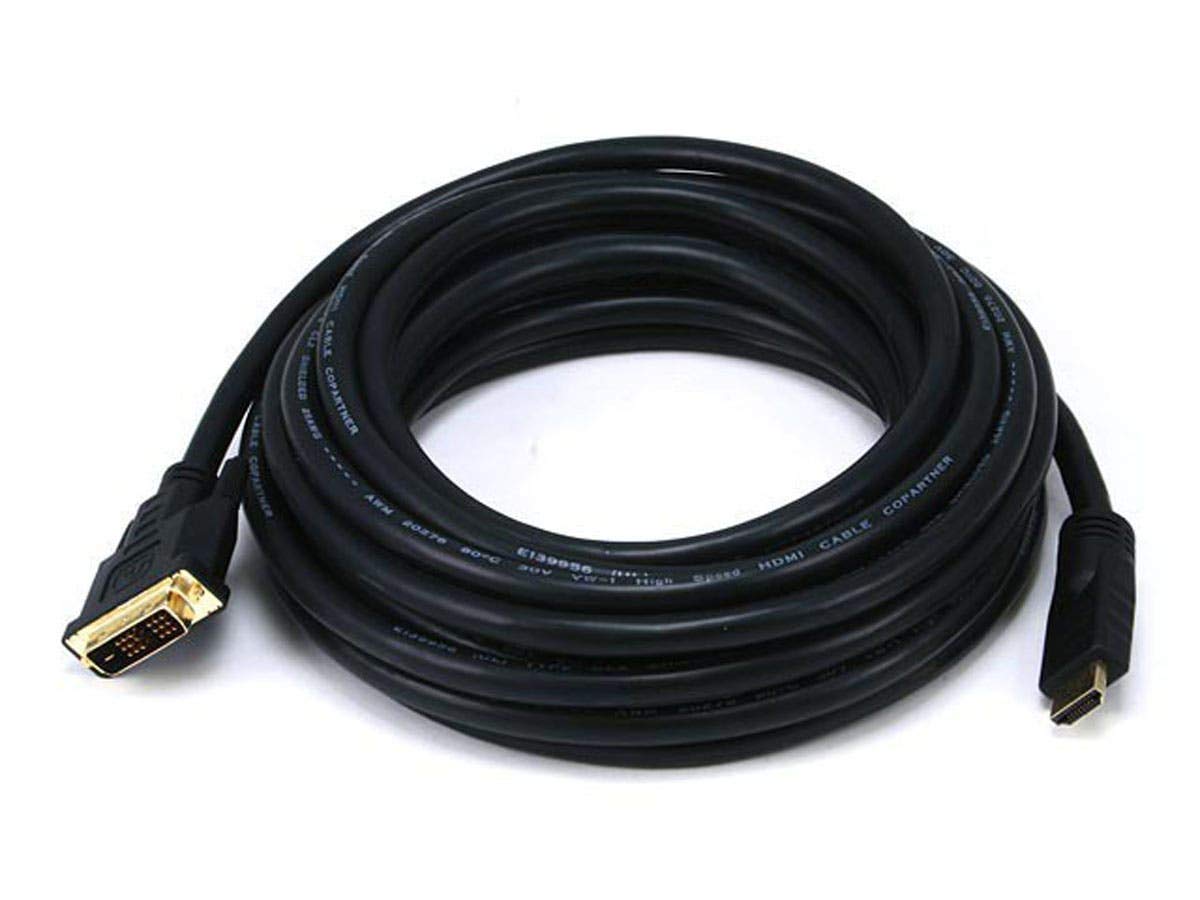 Hdmi To Dvi Adapter Cable  - 25Ft