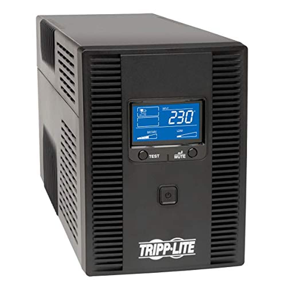Tripp Lite Smart UPS LCD 1500VA Tower LineInteractive 230V, 900W, 8 C13 Outlets, 2Year Warranty (SMX1500LCDT)