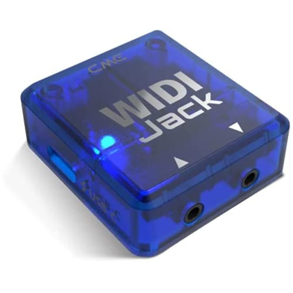 Cme Widi Jack - Bluetooth Midi Interface For Trs/Din Midi Devices - Power By Midi Out Or Usb-C - Ultra Low 3Ms Latency Wireless 