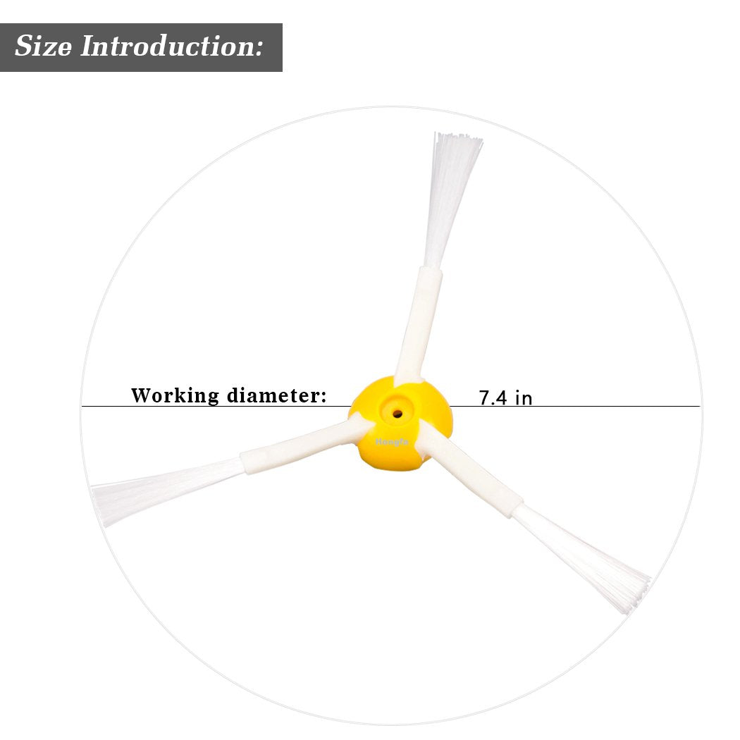 Hongfa Replacement Brush Parts For I Robot Roomba 981 980 960 860 870 877 880 890 891 895 805 Vacuum Cleaner, 20 Pieces Roomba 8