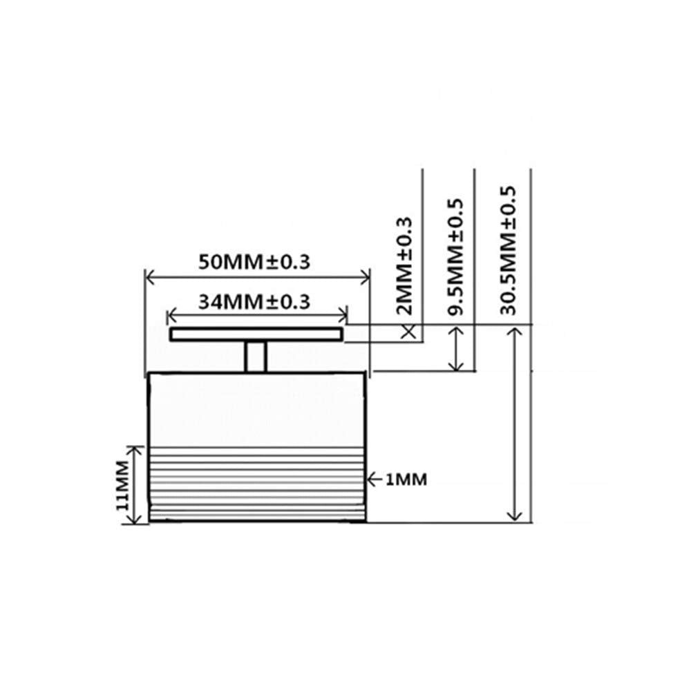 Resonance Speaker,1Pcs 50Mm 2Inch All Frequency Resonance Speaker Vibration Strong Bass Louderspeaker For Equipment Sound Playback And Sound Expand (4O,25W) (1)