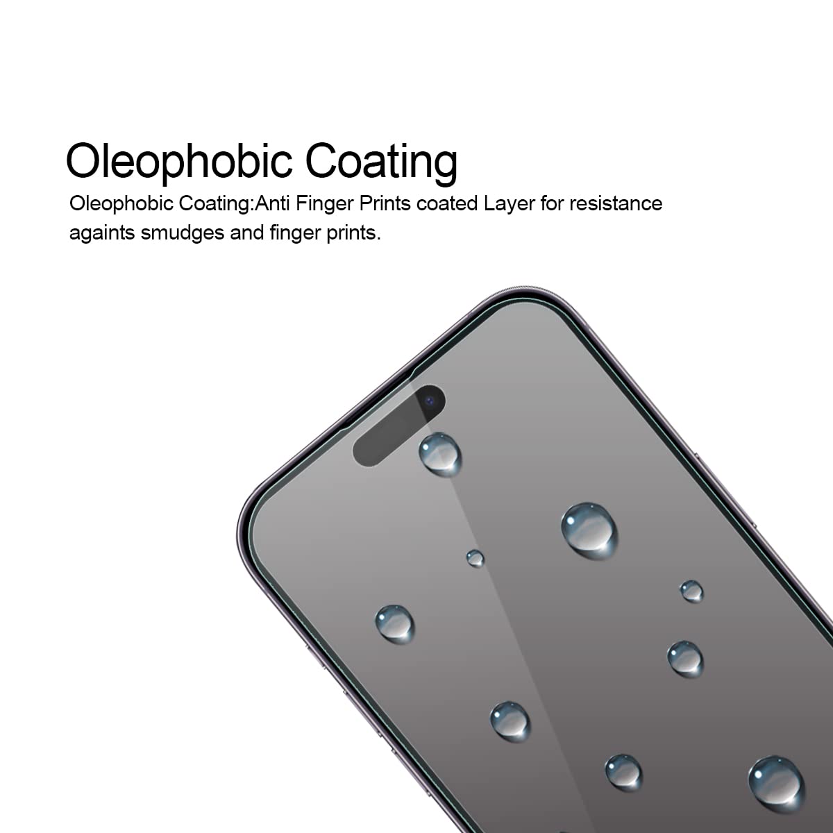 (2 Pack) Supershieldz (Privacy) Anti Spy Screen Protector Designed For Iphone 14 Pro (6.1 Inch)+ Camera Lens Tempered Glass Scre