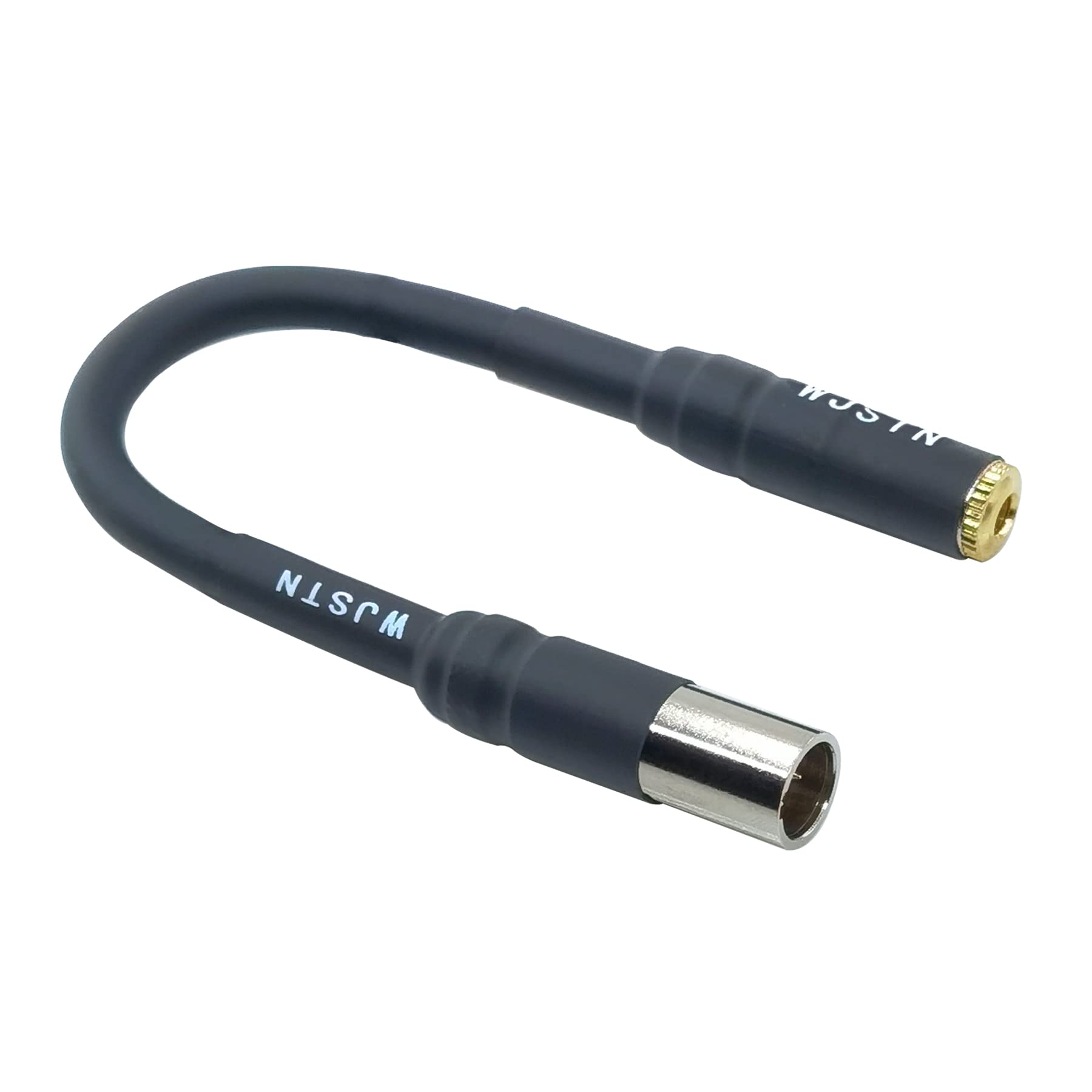 Wjstn 3 Pin Mini Xlr Male To 3.5Mm Female Trs Stereo Balanced Adapter Cable