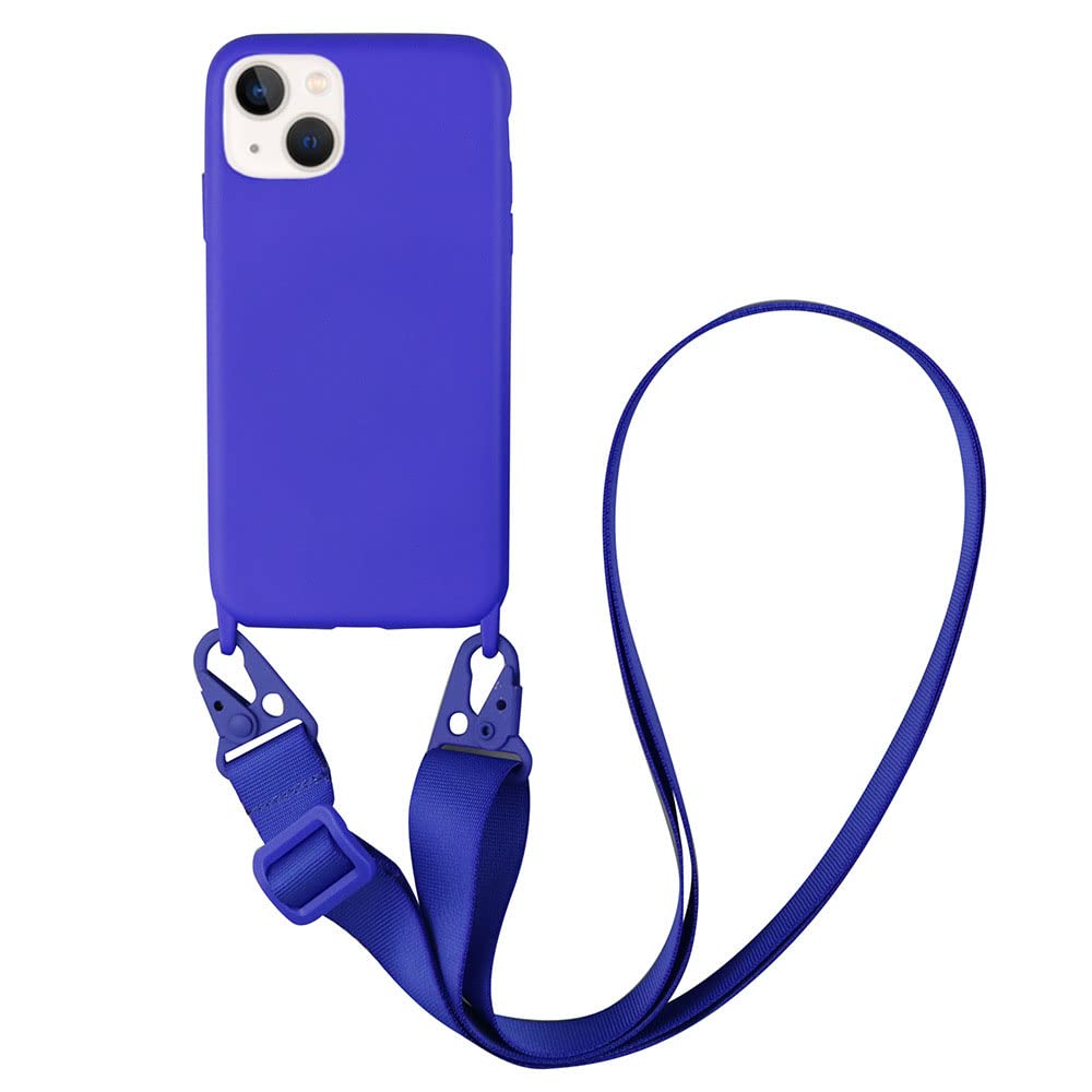 Cquukoi Compatible With Iphone 6/7/8/Se2/Se3,Crossbody Phone Case With Lanyard Cute Soft Silicone Case With Adjustable Shoulder