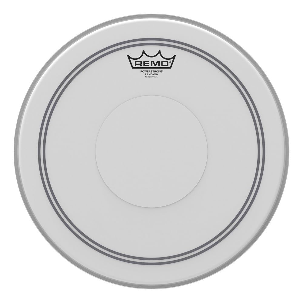Remo P30114 C2 Coated Powerstroke 3 Drum Head (14 Inch)   Clear Dot On Top