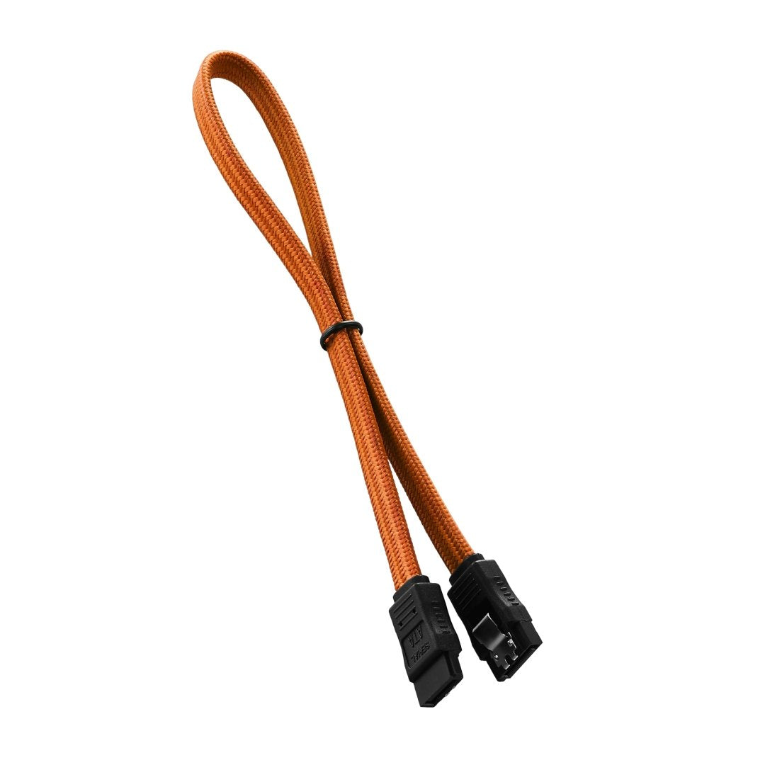 Cablemod Modflex Sleeved Sata 3 Cable (Orange, 60Cm)