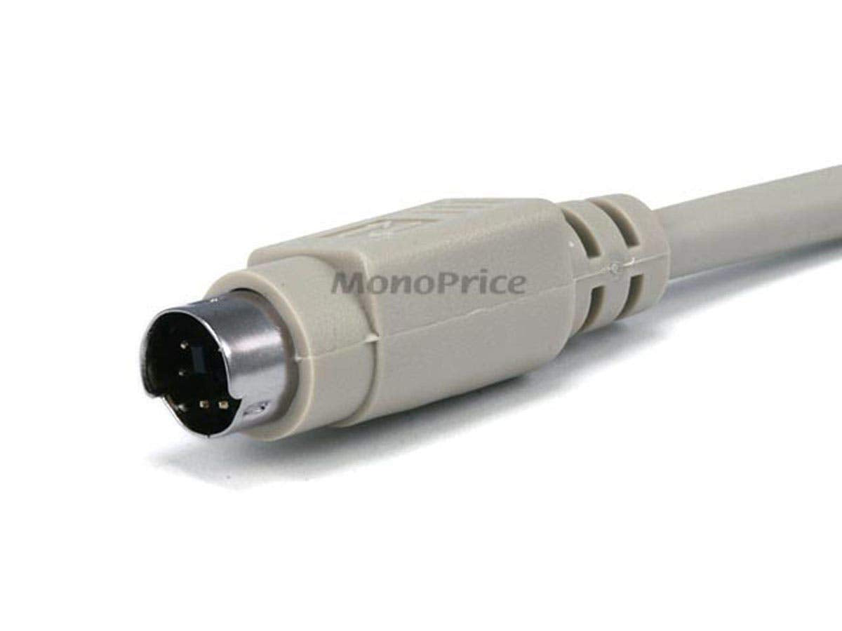 Monoprice Ps/2 Cable   50 Feet   Mdin 6 Male To Female