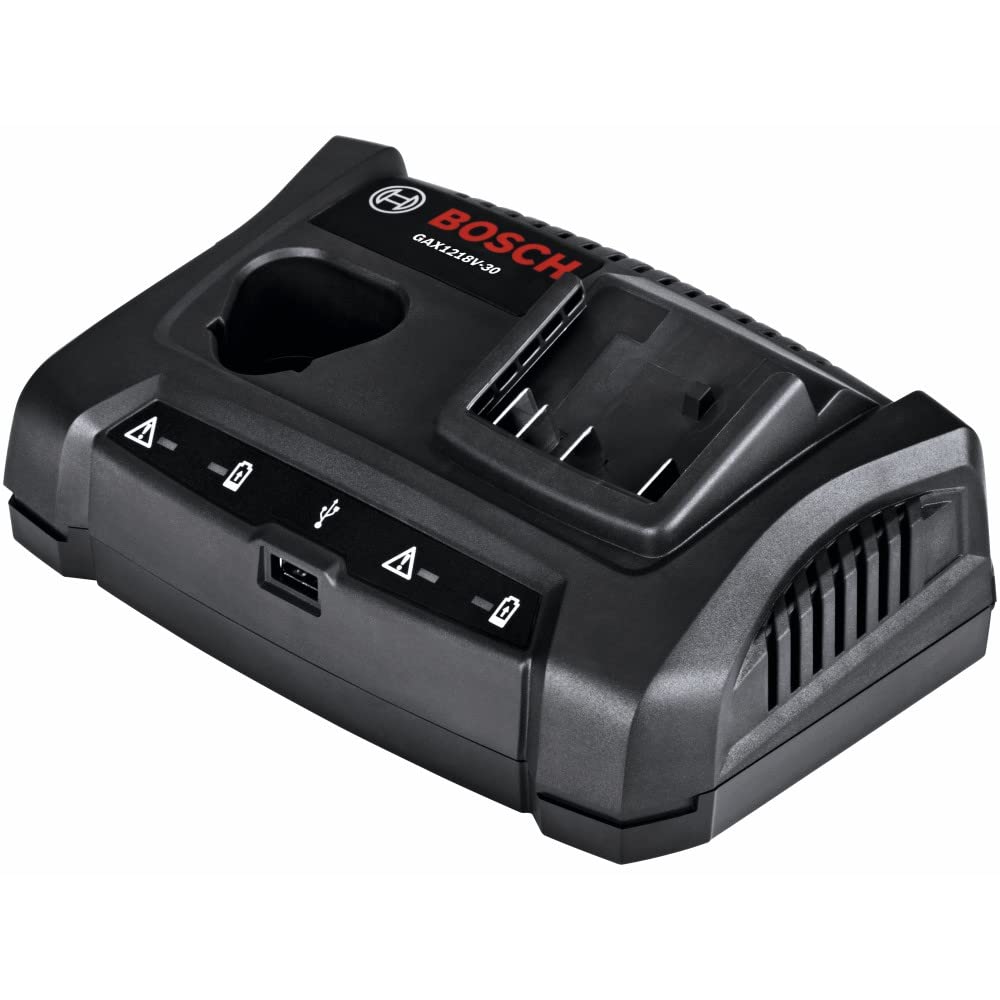 Bosch Gax1218V 30 18V/12V Dual Bay Lithium Ion Battery Charger