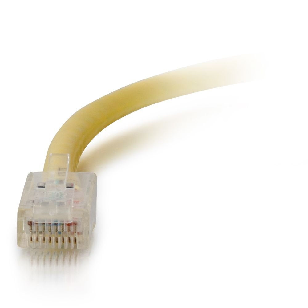C2G/Cables To Go 22688 Cat5E Non Booted Unshielded (Utp) Network Patch Cable, Yellow (7 Feet/2.13 Meters)