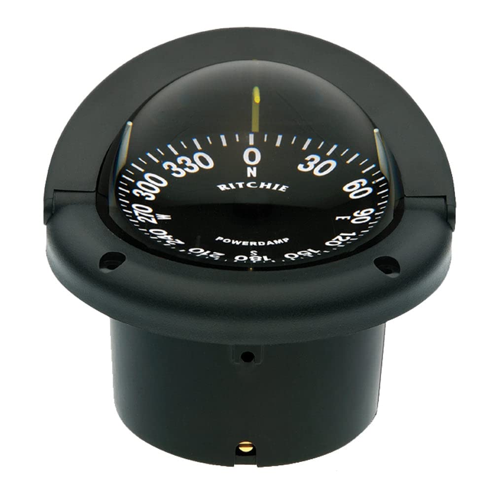 Ritchie Hf 742 Helmsman Compass   Flush Mount   Black [Hf 742]