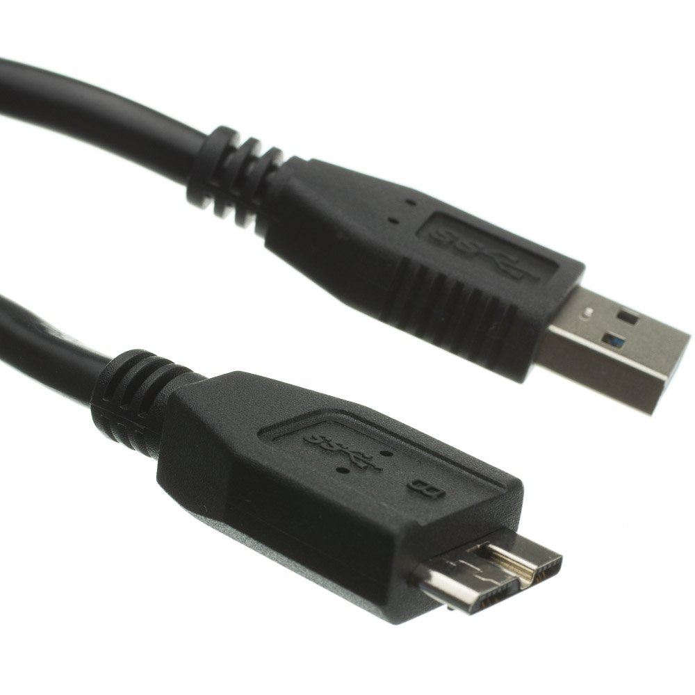 Cablewholesale Micro Usb 3.0 Cable, Black, Type A Male/Micro B Male, A Male To Micro B High Speed Usb Cable, 6 Ft