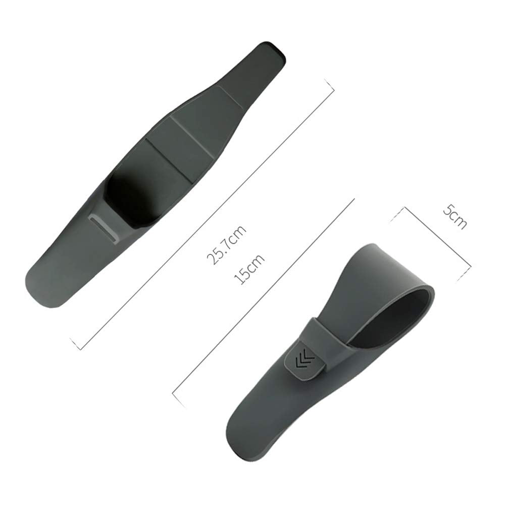 2 Pack Silicone Razor Case, Portable Soft Shaver Cover Bag Protector, Safety Waterproof Travel Razor Carrying Case (Blue+Grey)