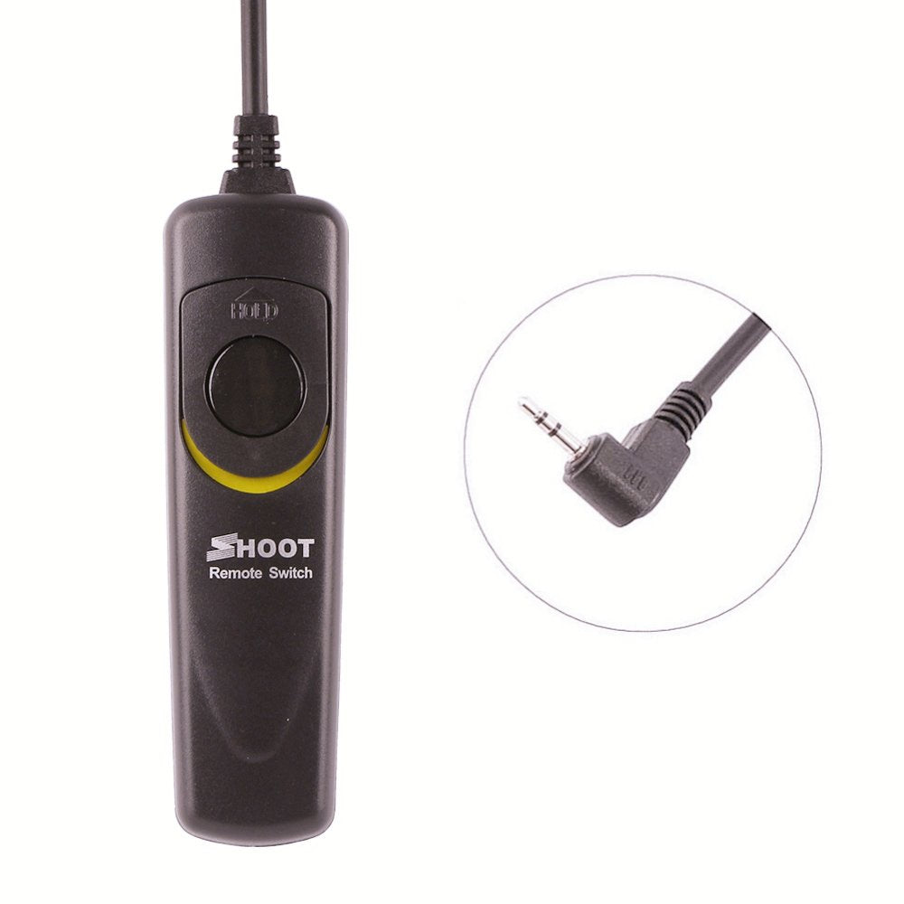 Remote Shutter Release Cable, Wired Remote Switch Cord Replacement Rs 60E3 For Canon Rebel T7 T7I T6 T6I T6S T5 T5I T4I T3 T3I T2 60D 70D 77D 80D G16 G15 G12 G11 G10 G1X G1X Mark Ii G1X Mark Iii