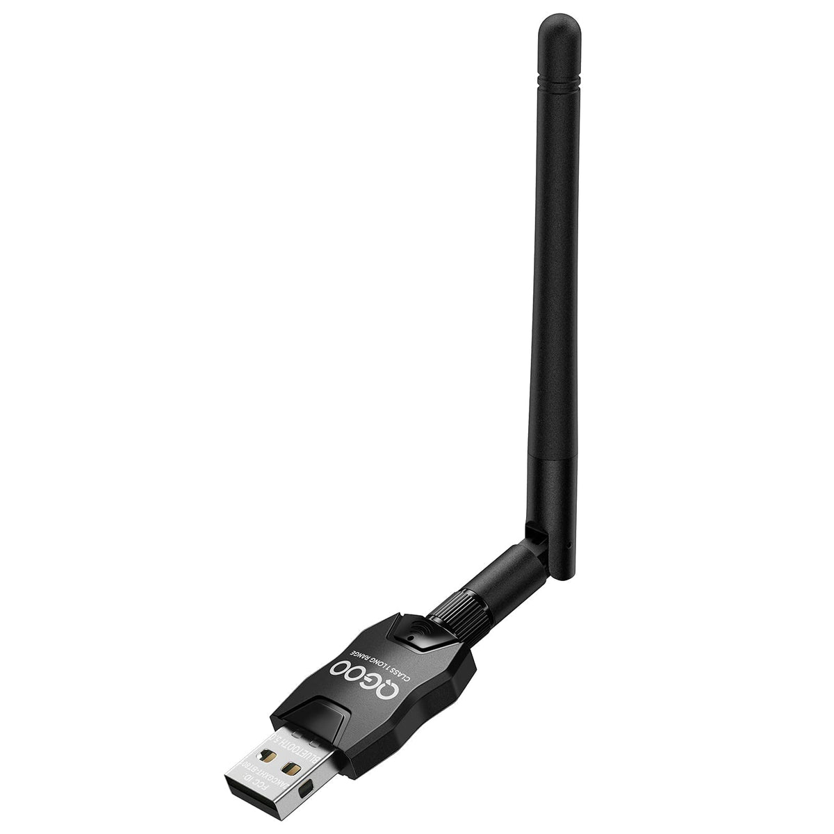Long Range Class 1 Bluetooth Adapter, Qgoo Usb Bluetooth Adapter For Pc 5.0+Edr, Bluetooth Dongle Wireless Bluetooth Receiver Fo