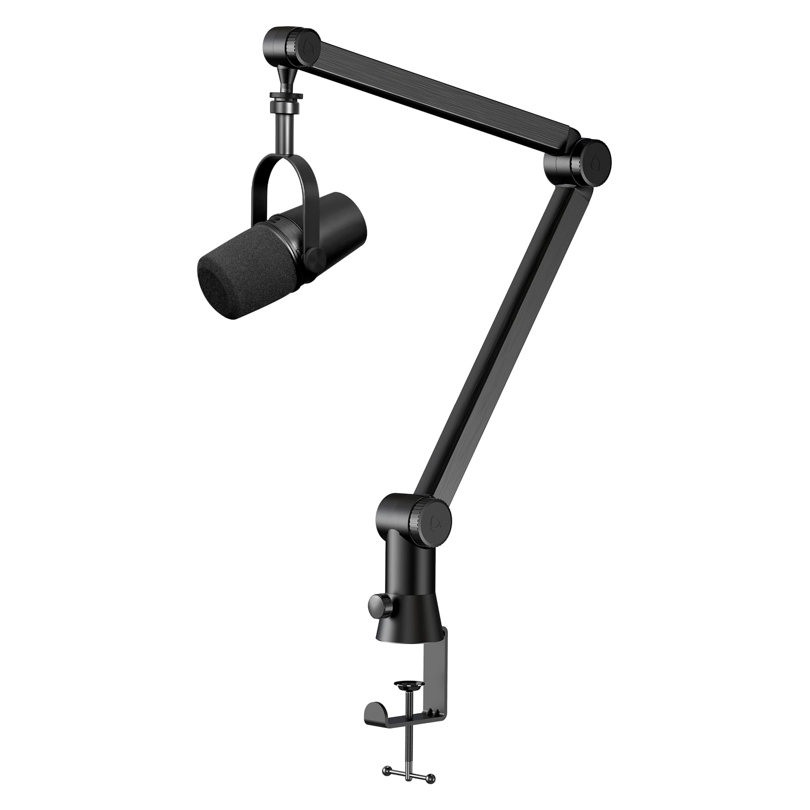 Mic Boom Arm Stand Compatible with Shure SM7B, MV7, Blue Yeti Mic, HyperX QuadCast Mic and Most Microphones, Premium Microphone Arm by YOUSHARES