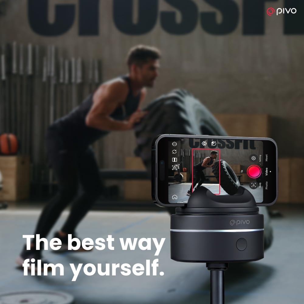 Pivo Max Performance Ai Powered 360 Rotation Horse, Face & Body Auto Tracking Phone Holder For Equestrians And Athletes Compatib