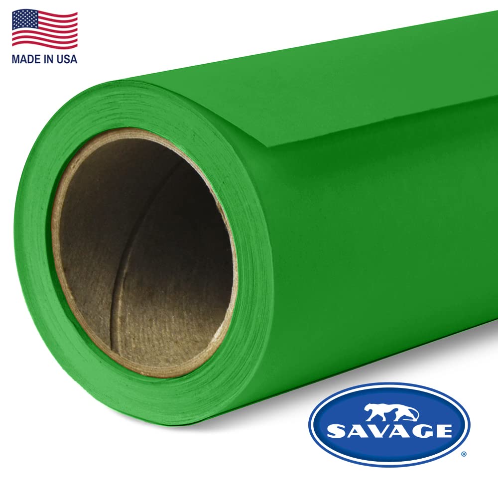 Savage Seamless Paper Photography Backdrop   #46 Tech Green (107 In X 36 Ft) Made In Usa