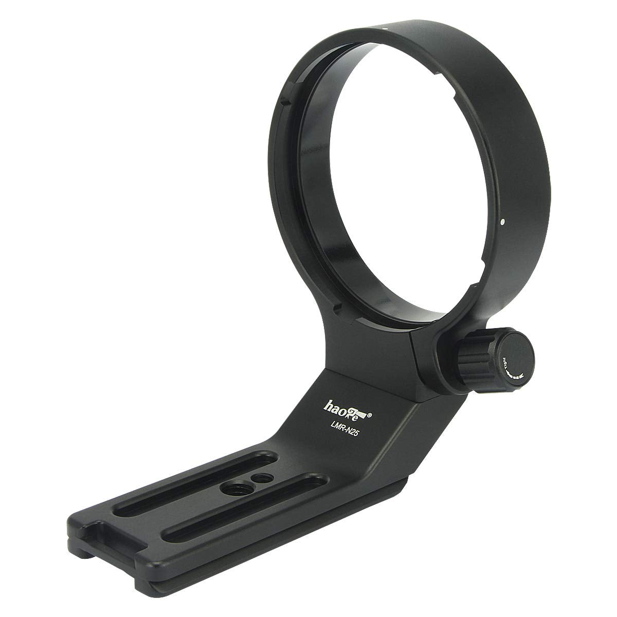 Haoge Lmr N25 Lens Collar Replacement Foot Tripod Mount Ring Stand Base For Nikon Af S Nikkor 200 500Mm F/5.6E Ed Vr Lens Built In Arca Type Quick Release Plate
