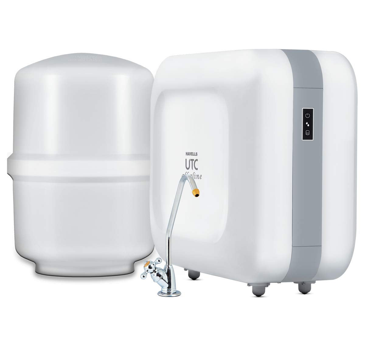 Havells Utc Alkaline Water Purifier With 360Degree Rotation Faucet, Cu+Zn+Alkaline+Natural Minerals, 8 Stage Purification, 8L P