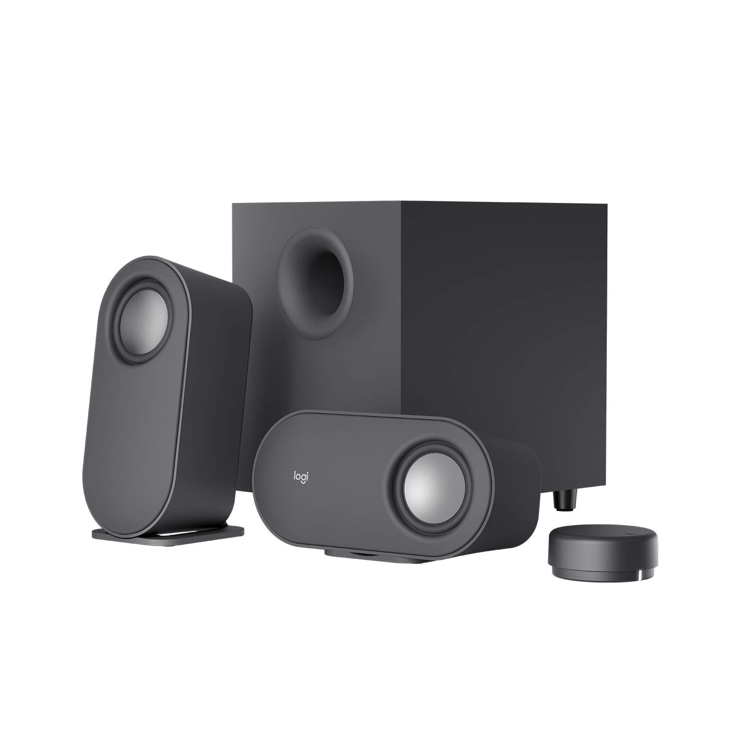 Logitech Z407 Bluetooth Computer Speakers with Subwoofer and Wireless Control, Immersive Sound, Premium Audio with Multiple Inpu