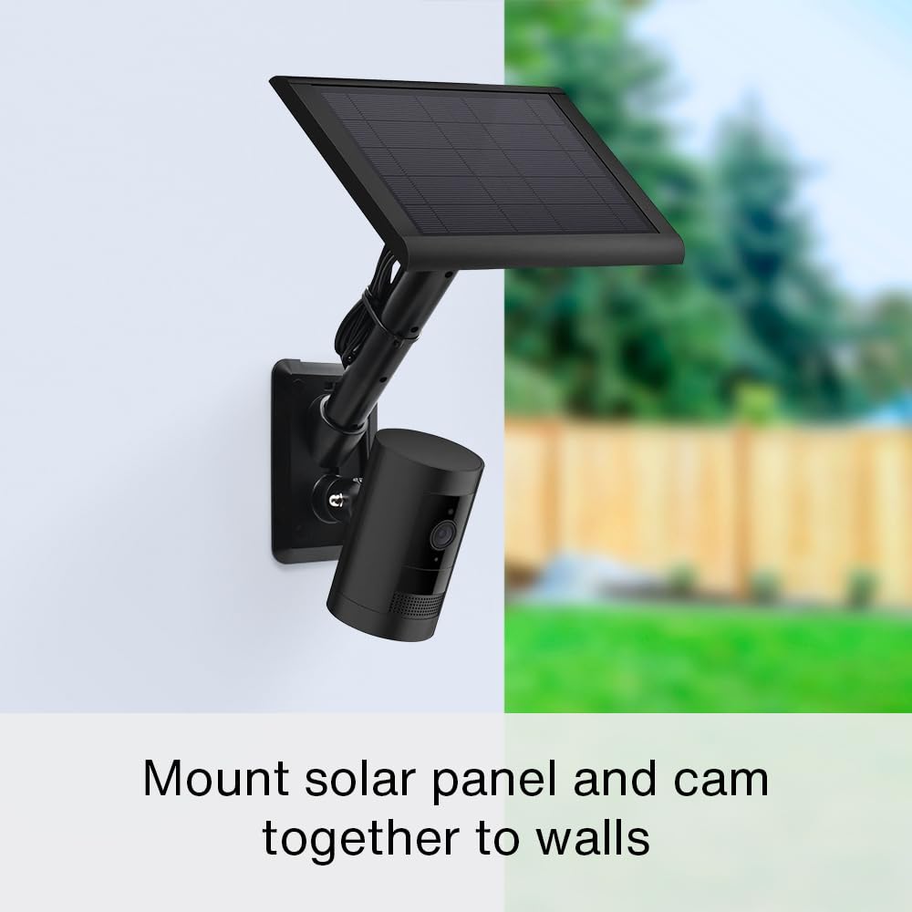 Holicfun 2 In 1 Wall Mount For Outdoor Security Cameras And Solar Panels, Universally Compatible With Ring, Eufy, Arlo, Wyze, Re