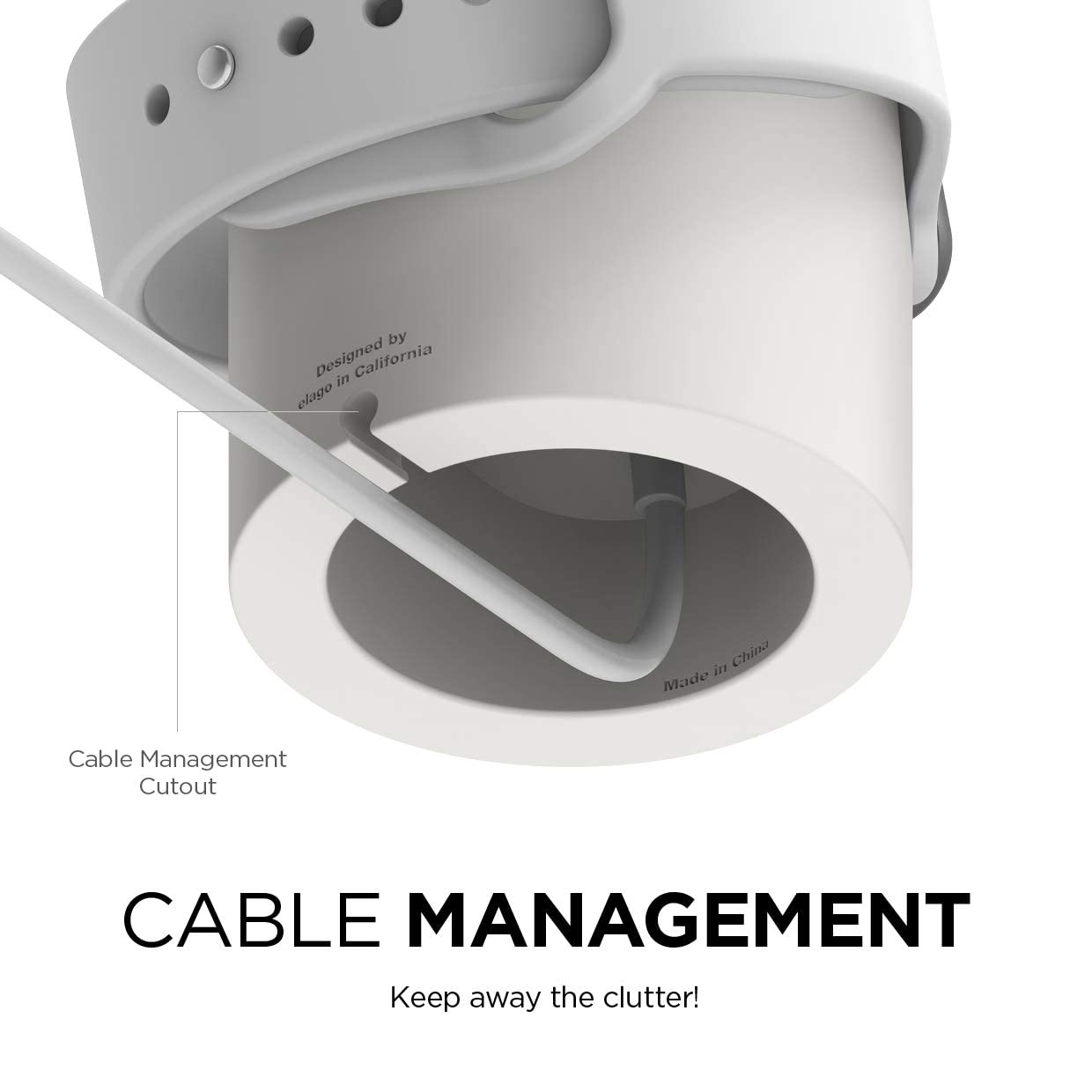 Elago W2 Charger Stand Compatible With Apple Watch Series Ultra2/Ultra/9/8/7/6/Se/5/4/3/2/1/Se (49Mm, 45Mm, 44Mm, 42Mm, 41Mm, 40