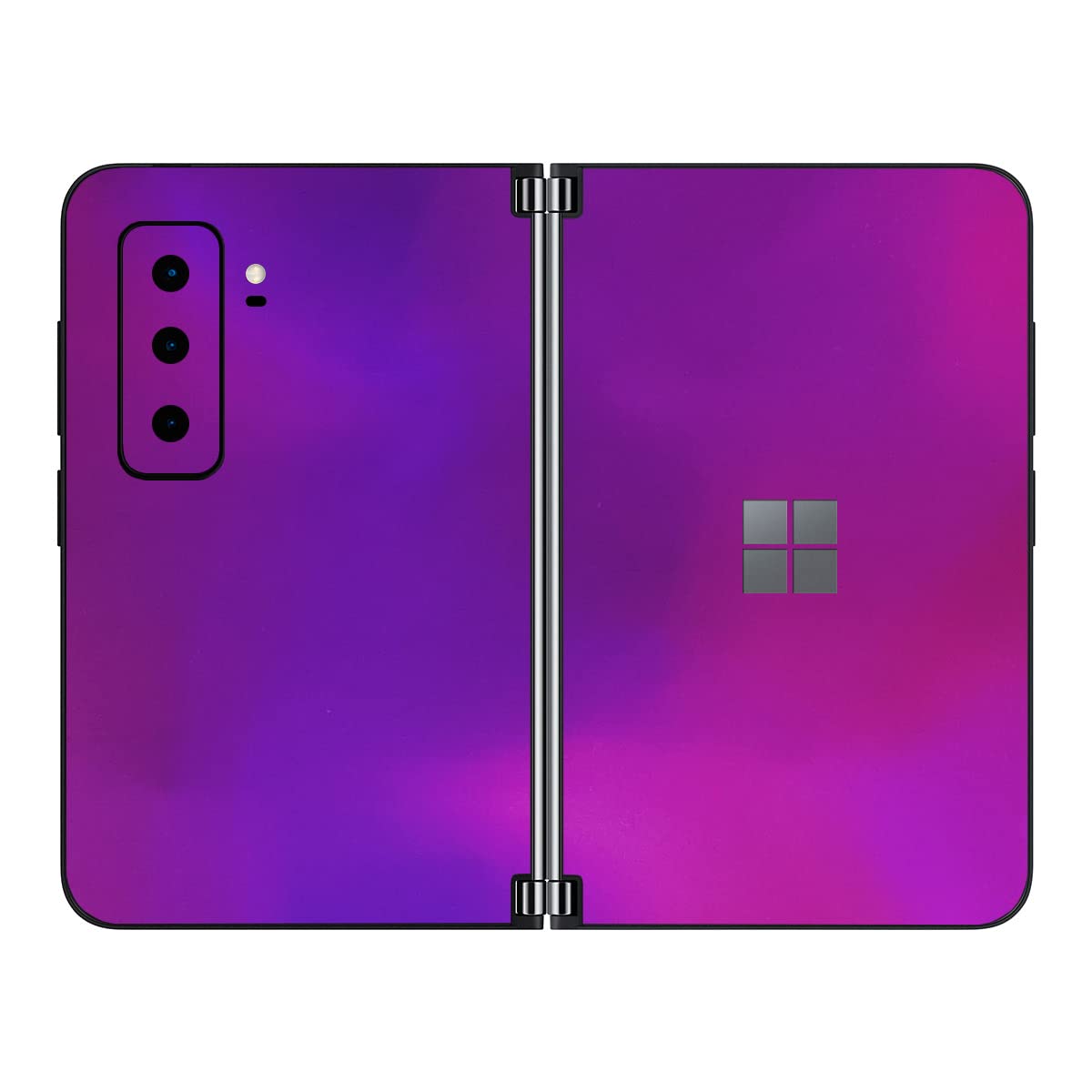 SopiGuard Sticker Skin for 2021 Microsoft Surface Duo 2 2nd Gen Edge-to-Edge Front and Rear Panels Vinyl Decal (Chroma Fusion)