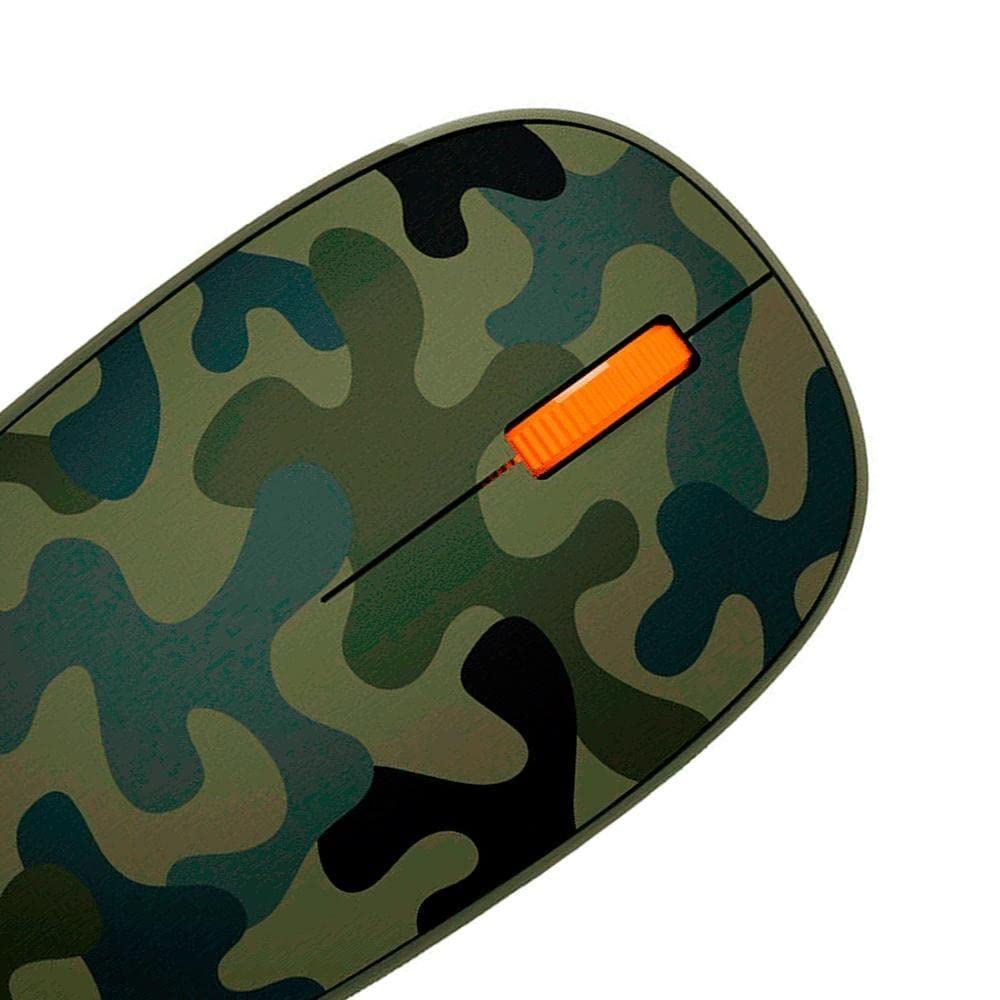Microsoft Bluetooth Mouse   Forest Camo. Compact, Comfortable Design, Right/Left Hand Use, 3 Buttons, Wireless Bluetooth Mouse F