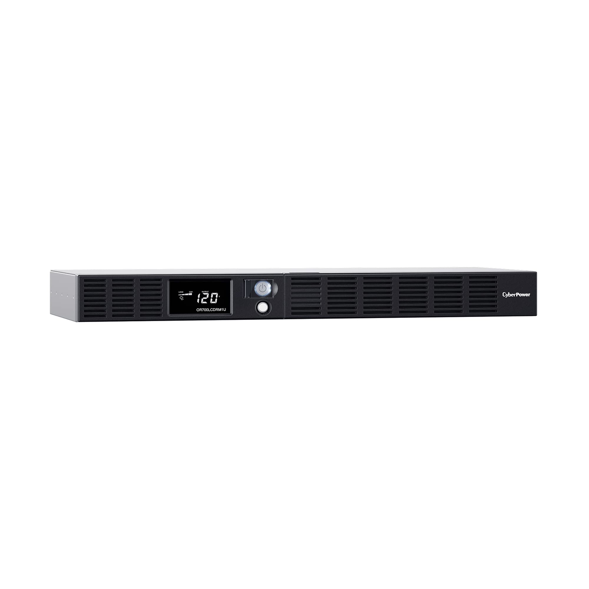 Cyberpower Or700Lcdrm1U Smart App Lcd Ups, 700Va/400W, 6 Outlets, Avr, 1U Rackmount