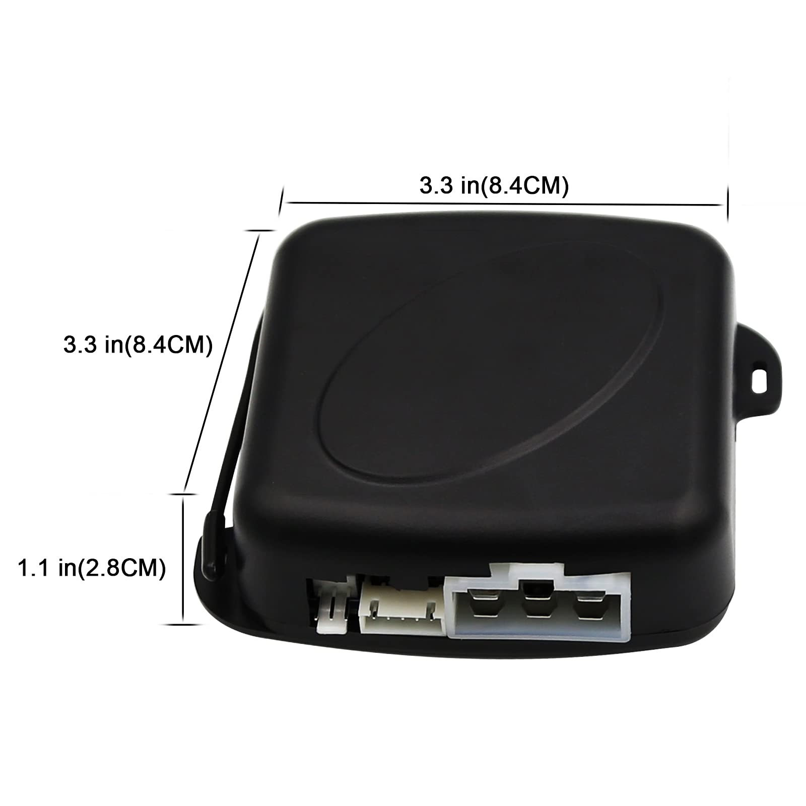 3T6B Passive Keyless Entry Car Alarm System Pke Engine Starter Push Button Vehicles Start/Stop Kit Safe Lock With 2 Smart Key (U