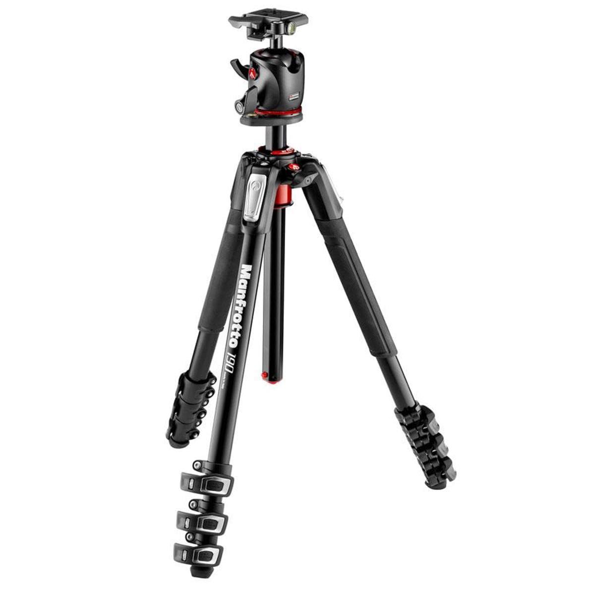 Manfrotto 190 4 Section Aluminum Tripod With Xpro Ball Head