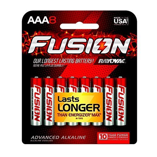 Rayovac Fusion Aaa 8 Pk