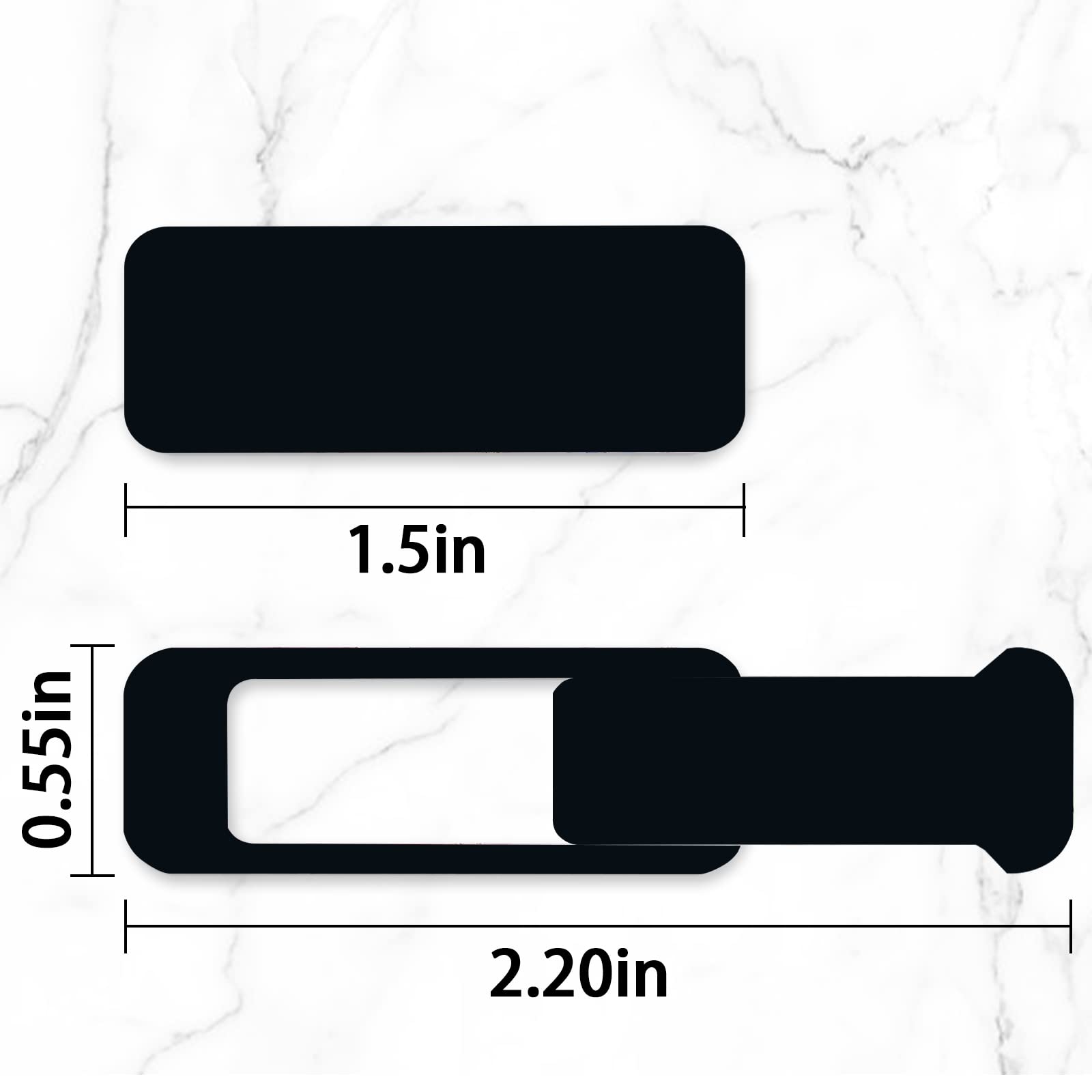 Webcam Cover, 6 Pieces, Laptop Camera Cover, Privacy Shielding Capacity Is Twice As Big As The Traditional, Suitable For Compute