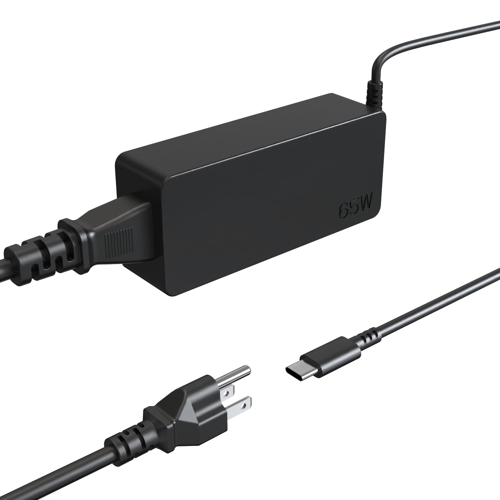 Laptop Charger For Lenovo 65W Usb C, Power Cord For Lenovo Thinkpad X1 Carboon T14 T16 P14S T480 T490 L14 Yoga 7I, Type C 65W Ac