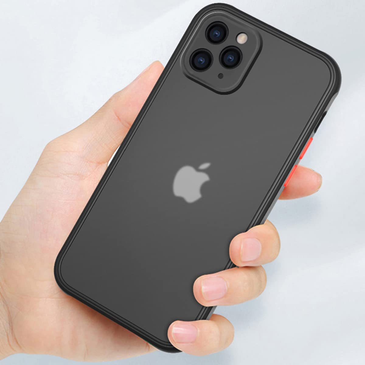 ZEZHOU iPhone 11 Pro Max Phone Case Shockproof Military Grade Drop Protection Matte Frosted Black