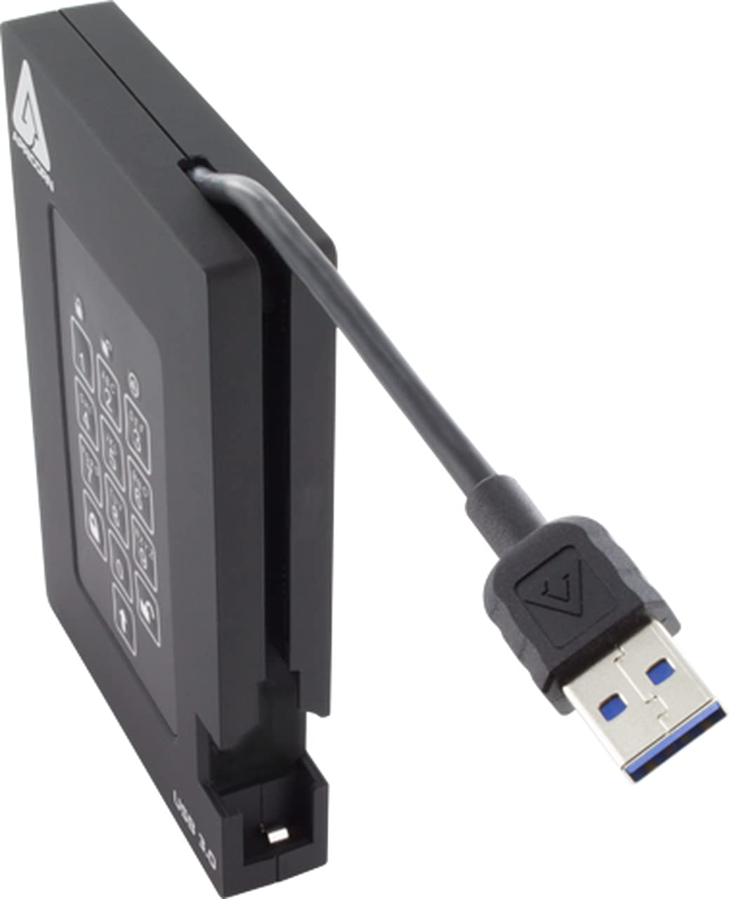 Apricorn Aegis Padlock A25 3Pl256 1000F 1 Tb Portable Rugged Hard Drive   Fips 140 2 Level 2 Validated 256 Bit Encrypted Usb 3.0