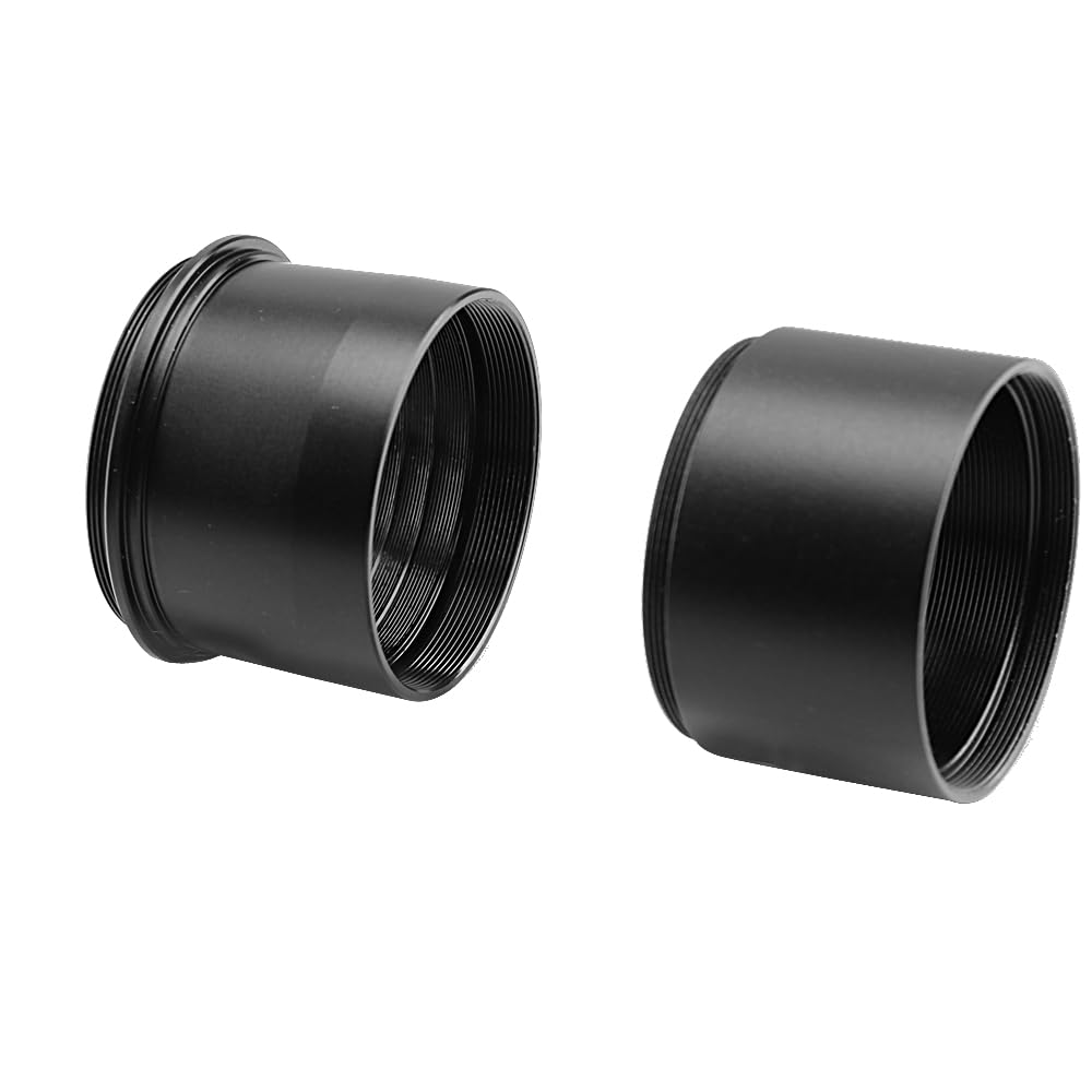 Starboosa 2 Inch Telescope Photo Adapter Extension Tube Kit   Dual 30Mm Extenders With M48X0.75 Threads For Cameras & Eyepieces   Perfect For Astrophotography