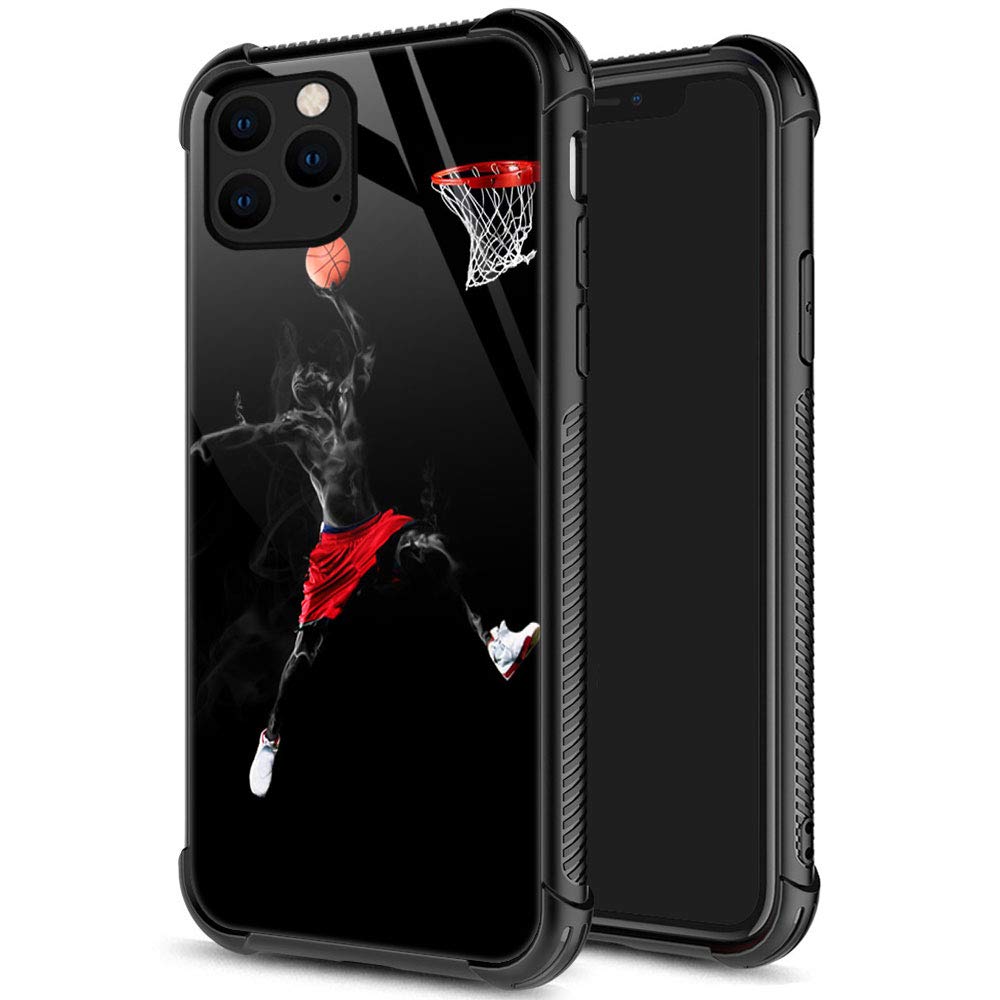 Zhegailian Case Compatible With Iphone 12 Mini,Jump Shot Case For Iphone 12 Mini For Boys Men,Pattern Design Anti Scratch Organi
